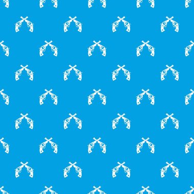 Revolverler desen kesintisiz mavi