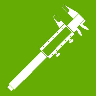 Vernier Kaliper simgesi yeşil