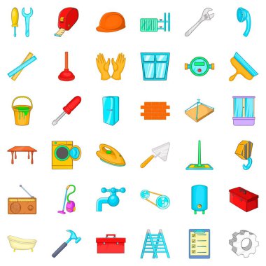 Tornavida Icons set, karikatür tarzı