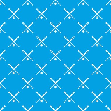 Kesintisiz mavi beyzbol sopası ve top model