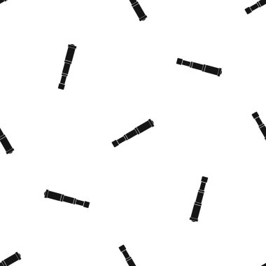 Spyglass modeli tekrarlamak sorunsuz herhangi bir tasarım için siyah renkte. Vektör geometrik çizim