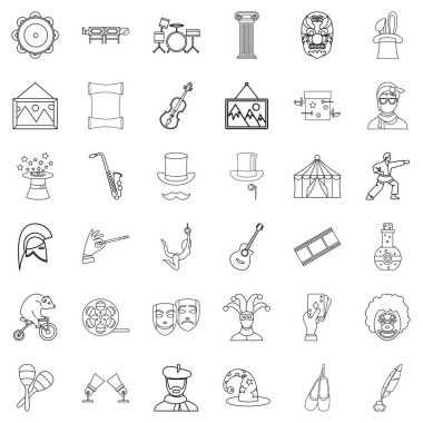 Sirk Icons set, anahat stili