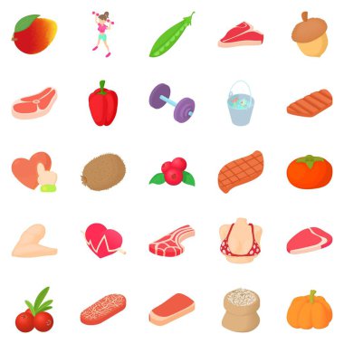 Yeti kutsal kişilerin resmi ayarla, tarzı çizgi film