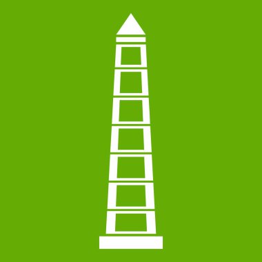 Buenos Aires Obelisco simgesi yeşil