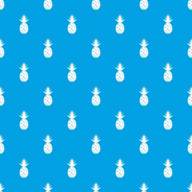 Ananas desen kesintisiz mavi
