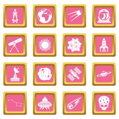 Alanı simgeler pembe