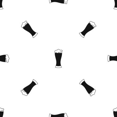 Bira desen sorunsuz siyah cam