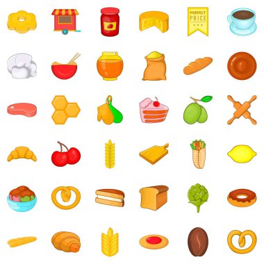 Tedavi Icons set, karikatür tarzı