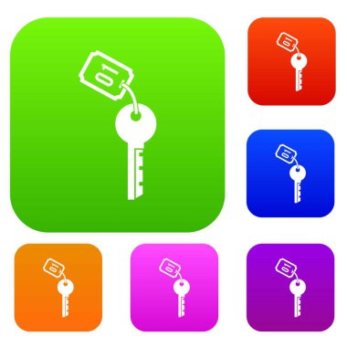 Otel anahtarı koleksiyonu ayarla