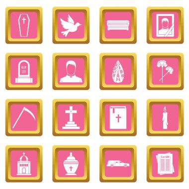 Cenaze simgeler pembe