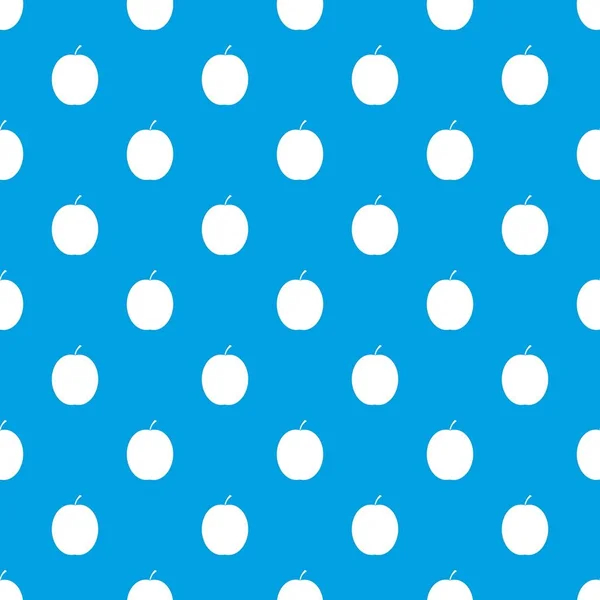 Motif abricot frais bleu sans couture — Image vectorielle