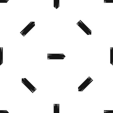 Kalın ok desen sorunsuz siyah