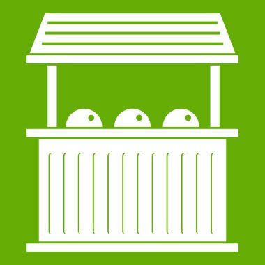 Karnaval fuar standında simgesi yeşil