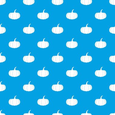 Olgun kabak desen kesintisiz mavi