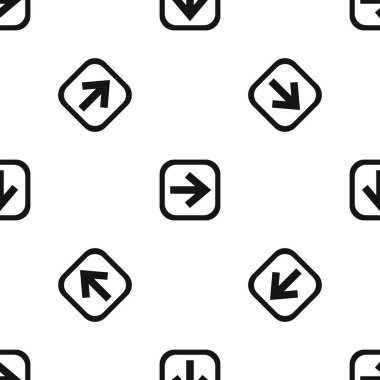 Kare desen sorunsuz siyah ok