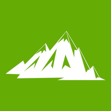 Kanada dağlar simgesi yeşil