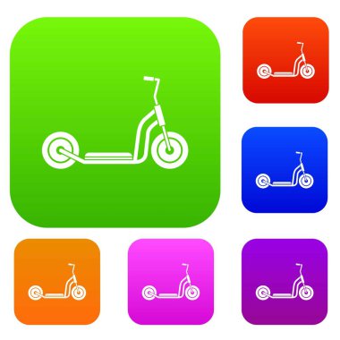 Tekme scooter koleksiyonu ayarla