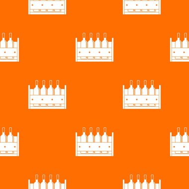 Dört şişe şarap bir ahşap kutu model sorunsuz