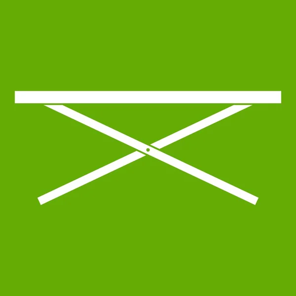 Marknaden räknaren ikonen grön — Stock vektor