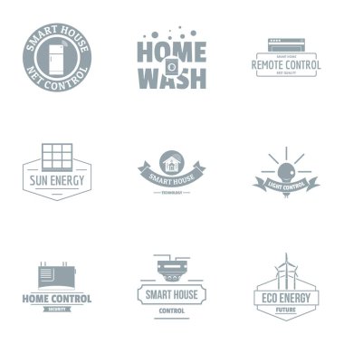 Ev yıkama logo koymak, basit tarzı