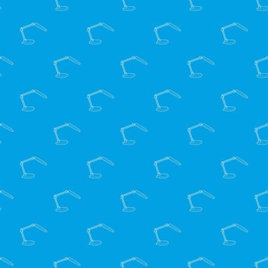 Elektrik masa lambası desen vektör kesintisiz mavi