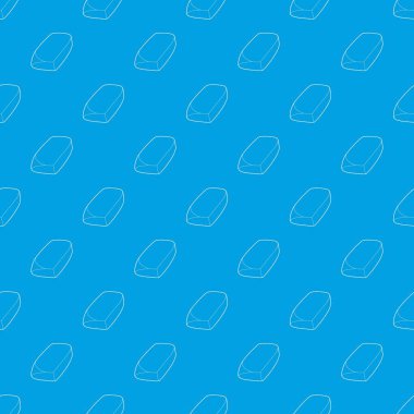 Silgi desen vektör kesintisiz mavi