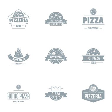 Pizza pasta logo koymak, basit tarzı