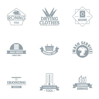 Demir logo koymak, basit tarzı