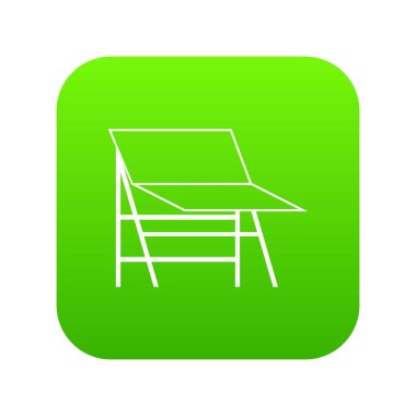 Boş taşınabilir ekran simgesi dijital yeşil