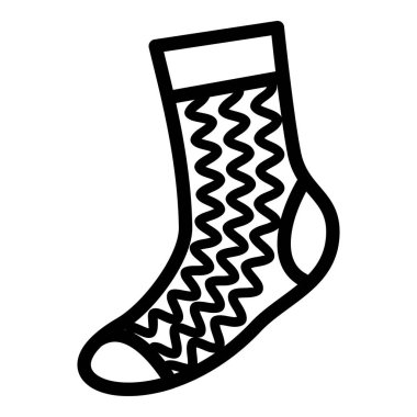 Tekstil çorap simgesi, basit tarzı