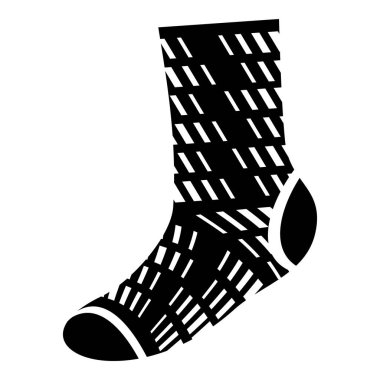 Kış yün çorap simgesi, basit tarzı