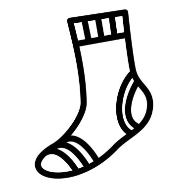 Denizi çorap simgesi, basit tarzı