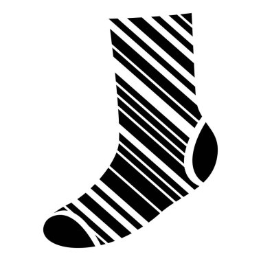 Dekorasyon çorap simgesi, basit tarzı