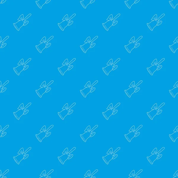 Bell desen vektör kesintisiz mavi