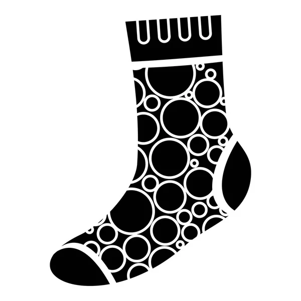 Μοντέρνα κάλτσα εικονίδιο, απλό στυλ — Διανυσματικό Αρχείο