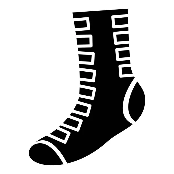 Funny sock icon, simple style — Stock Vector