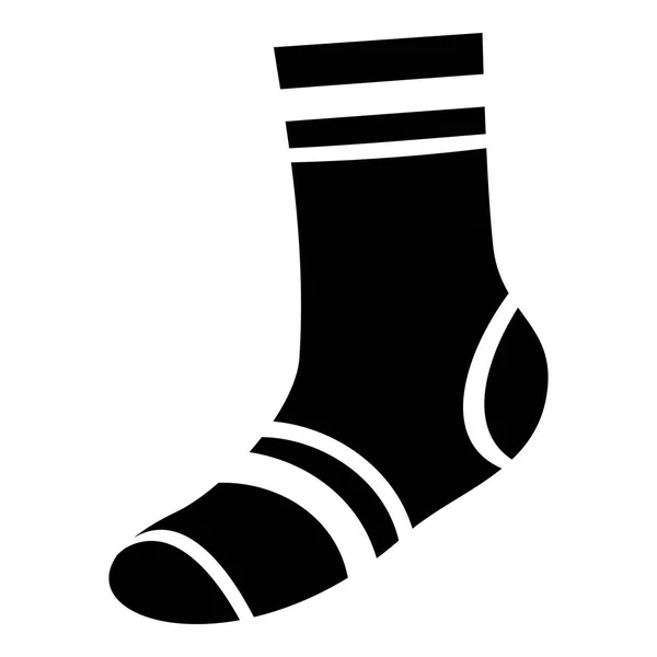 Elastic sock icon, simple style — Stock Vector