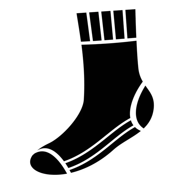 Pictogram van de sok van warmte, eenvoudige stijl — Stockvector