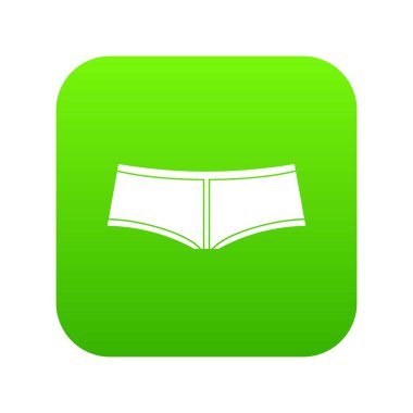Boyshorts simgesi dijital yeşil