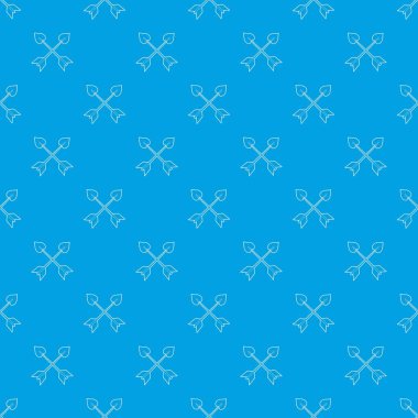 Oklar desen vektör kesintisiz mavi çapraz