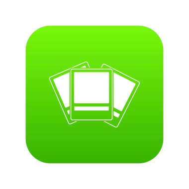 Fotoğraf simge dijital yeşil