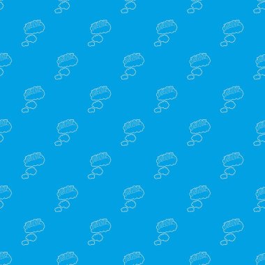Vape bulutlar desen vektör kesintisiz mavi