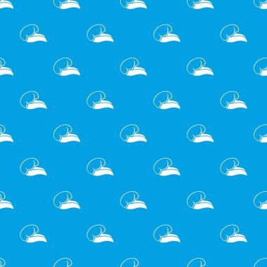 Köpük desen vektör kesintisiz mavi dalga yüksek deniz