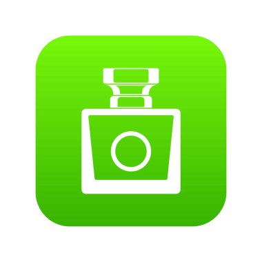Parfüm simgesi dijital yeşil