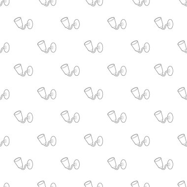 Duvar lamba simgesi, anahat stili