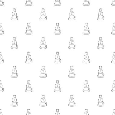 Gaz lambası simgesi, anahat stili