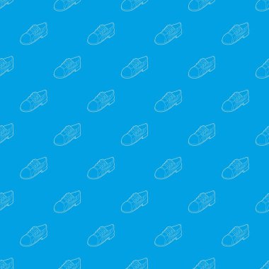 Koşu Ayakkabı desen vektör kesintisiz mavi