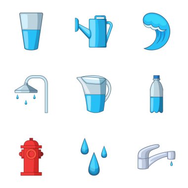 Serpin Icons set, karikatür tarzı