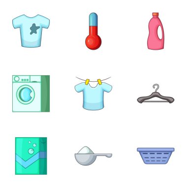 Nem içeriği Icons set, karikatür tarzı