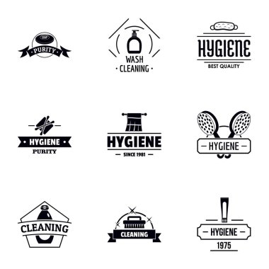 Hijyen logo koymak, basit tarzı